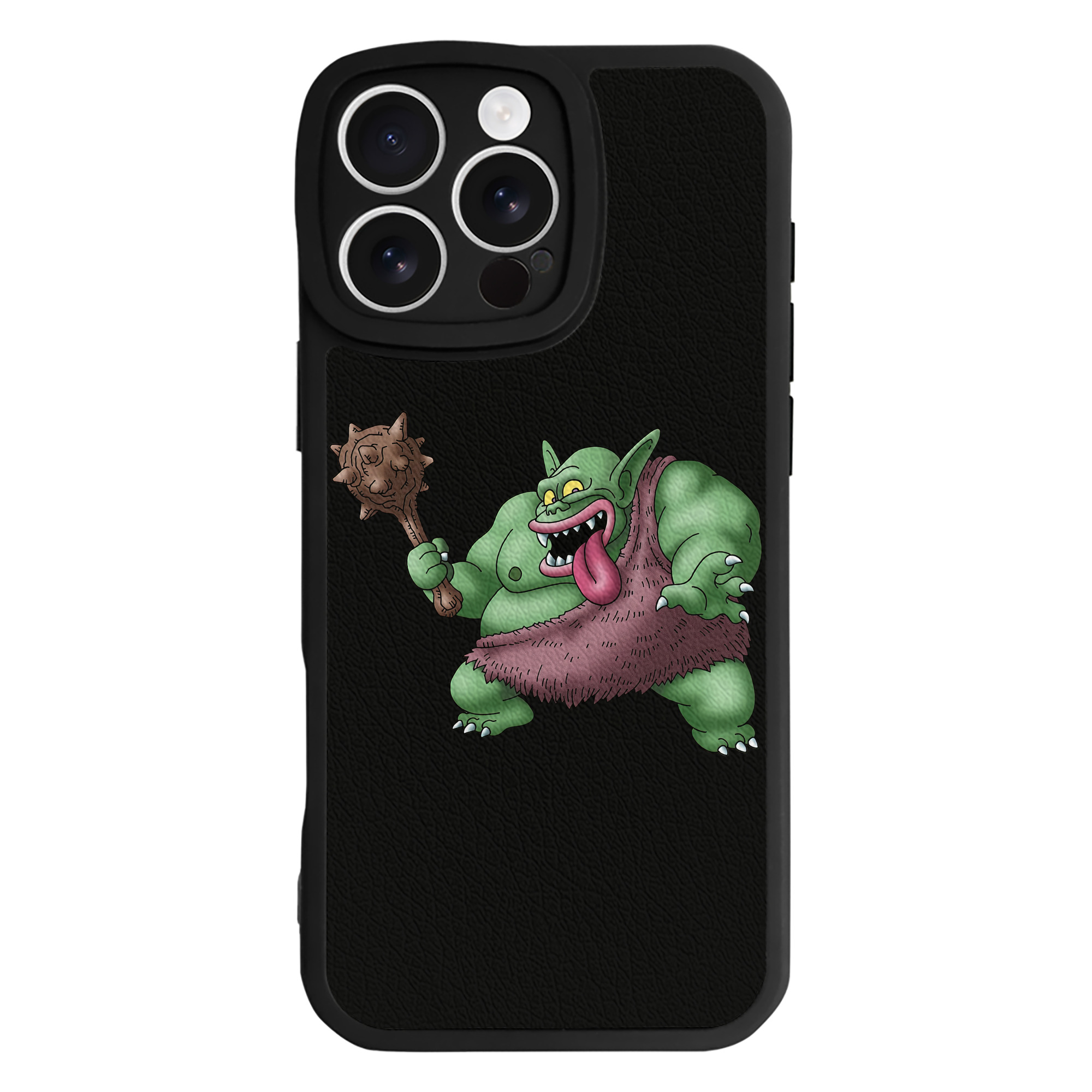 （画像用） ドラゴンクエスト Doragon Kuesuto Dragon Quest 【iPhone 16シリーズ対応】シリコンスマホケース（レザー調） 材質：シリコン
